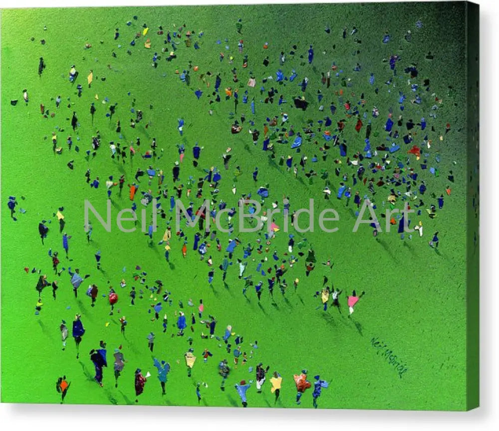 Sports Day Canvas Print 16.000’’ x 11.875’’ / Mirrored / Glossy Canvas Print
