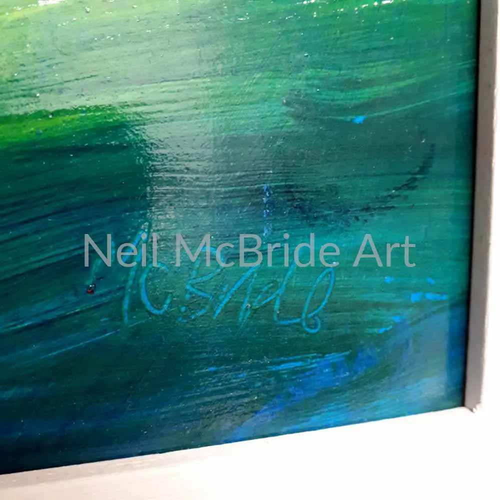 Towards Husthwaite original framed painting on board. Paintings