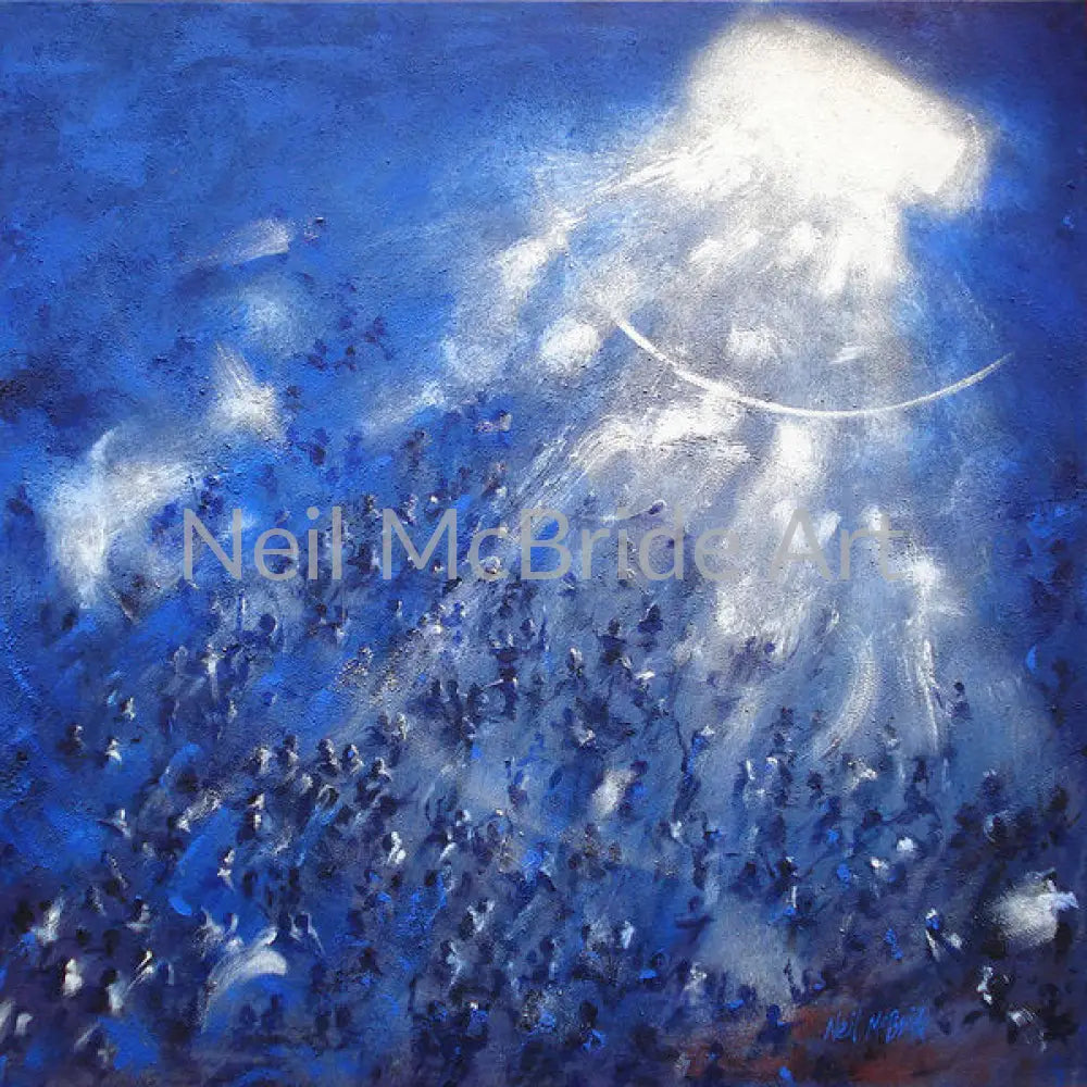 Trance Paper Prints 14.000’’ x 14.000’’ / Watercolor Paper Art Print