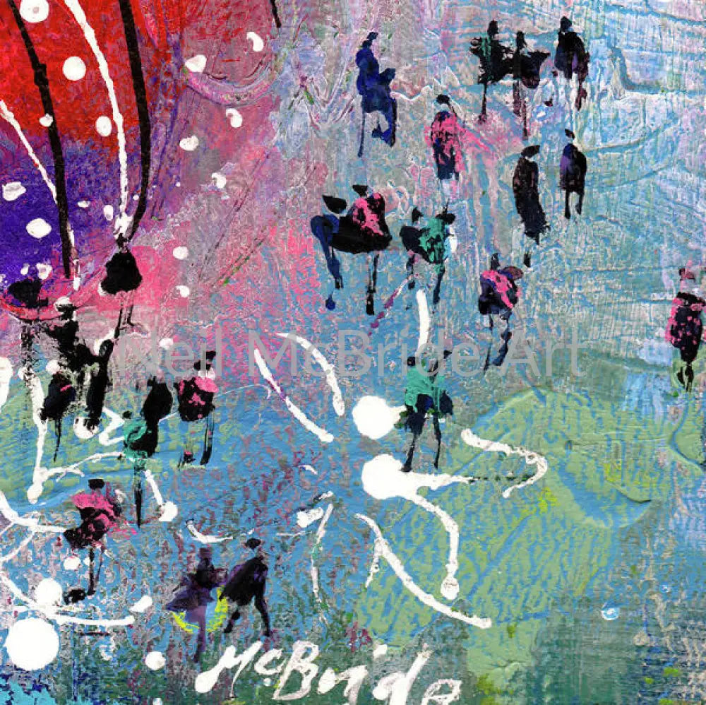 Water Garden Art Prints on paper. 12’’ x 12’’ / Somerset Velvet Art Print