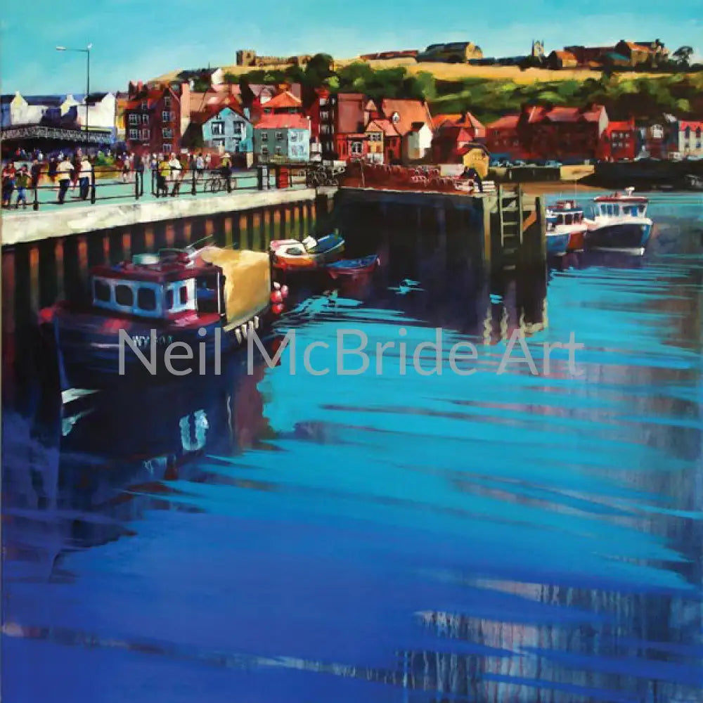 Whitby New Quay original painting on canvas Paintings