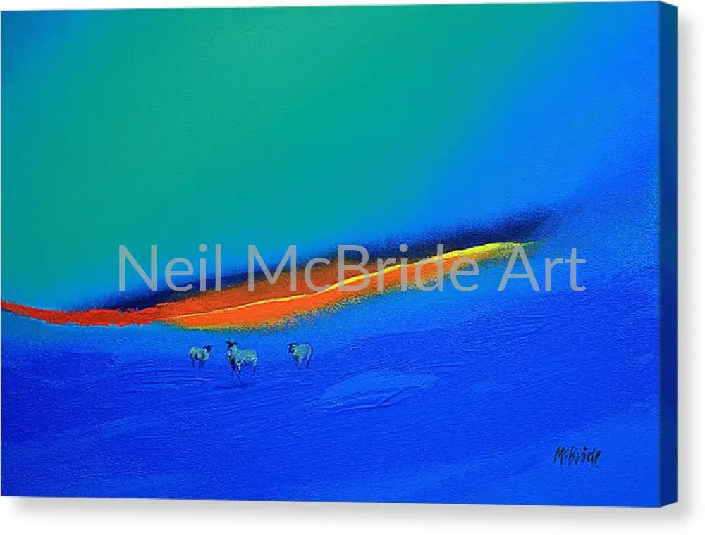 Yellow Brick Road Canvas Print 16.000’’ x 10.500’’ / Mirrored / Glossy Canvas Print