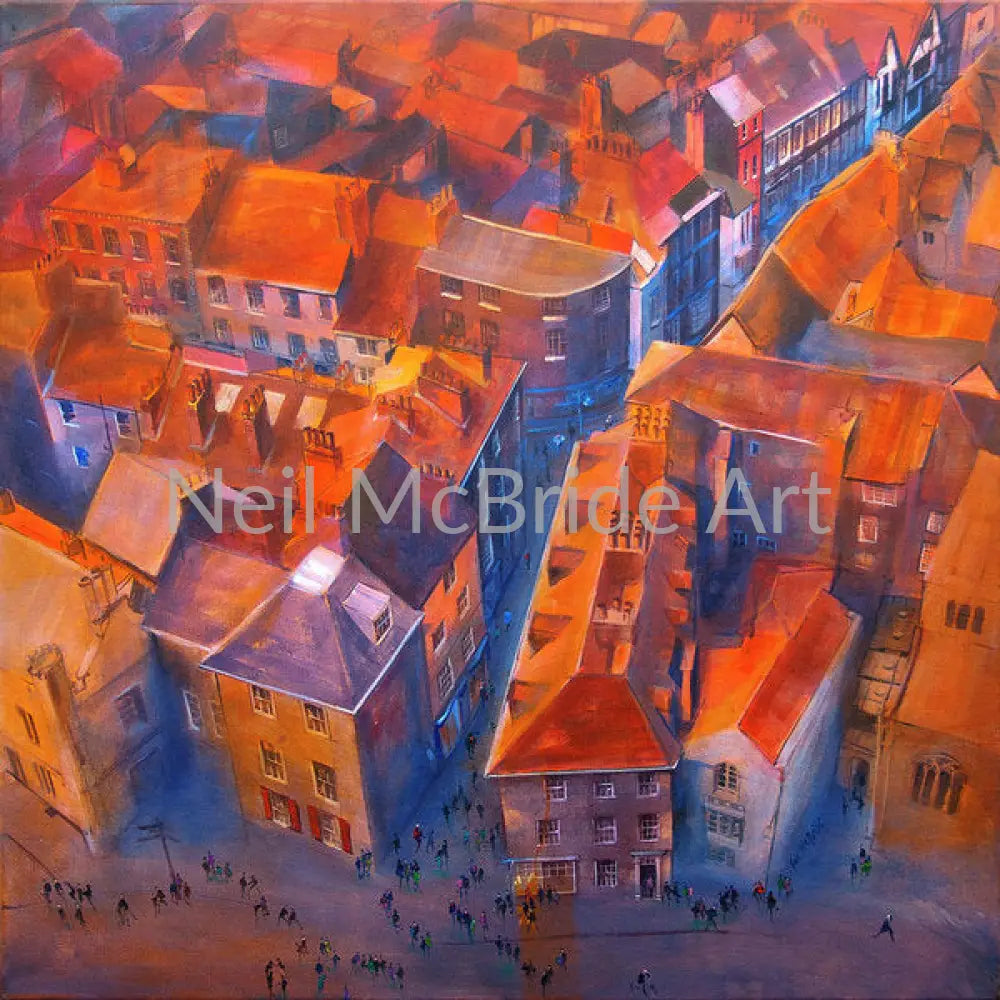 York Minster Yard Art Prints on paper. 8.000’’ x 8.000’’ / Somerset Velvet Art Print