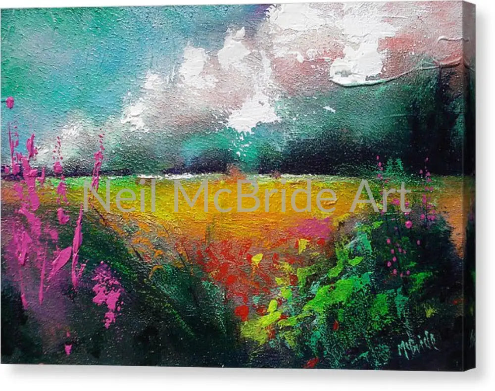 Abundance | Canvas Prints | Yorkshire landscape 16.000’’ x 10.875’’ / Mirrored / Glossy Canvas Print