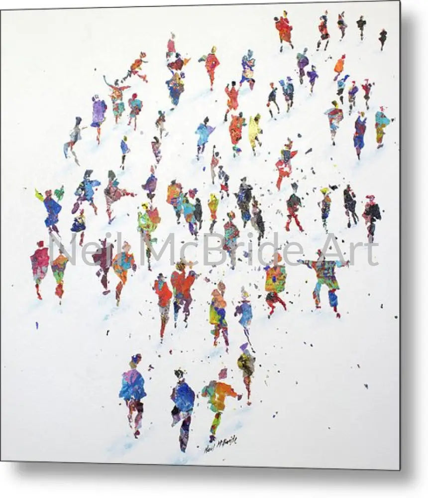 Breezing Through Life Metal Prints 14’’ x 14’’ Metal Print