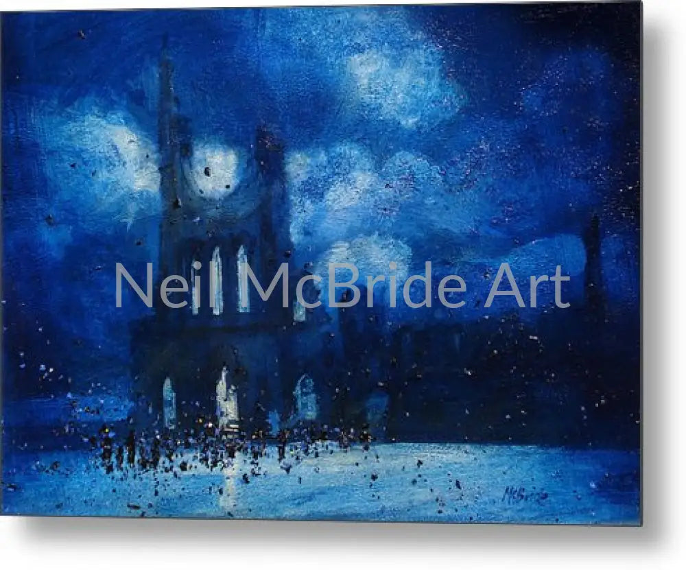 Byland Abbey Gathering Metal Prints 16.000’’ x 11.125’’ Metal Print