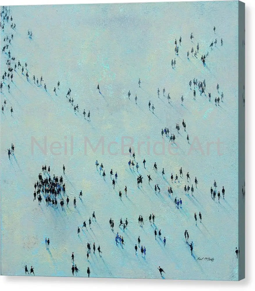 Confabulation Canvas Print 16’’ x 16’’ / Mirrored / Glossy Canvas Print