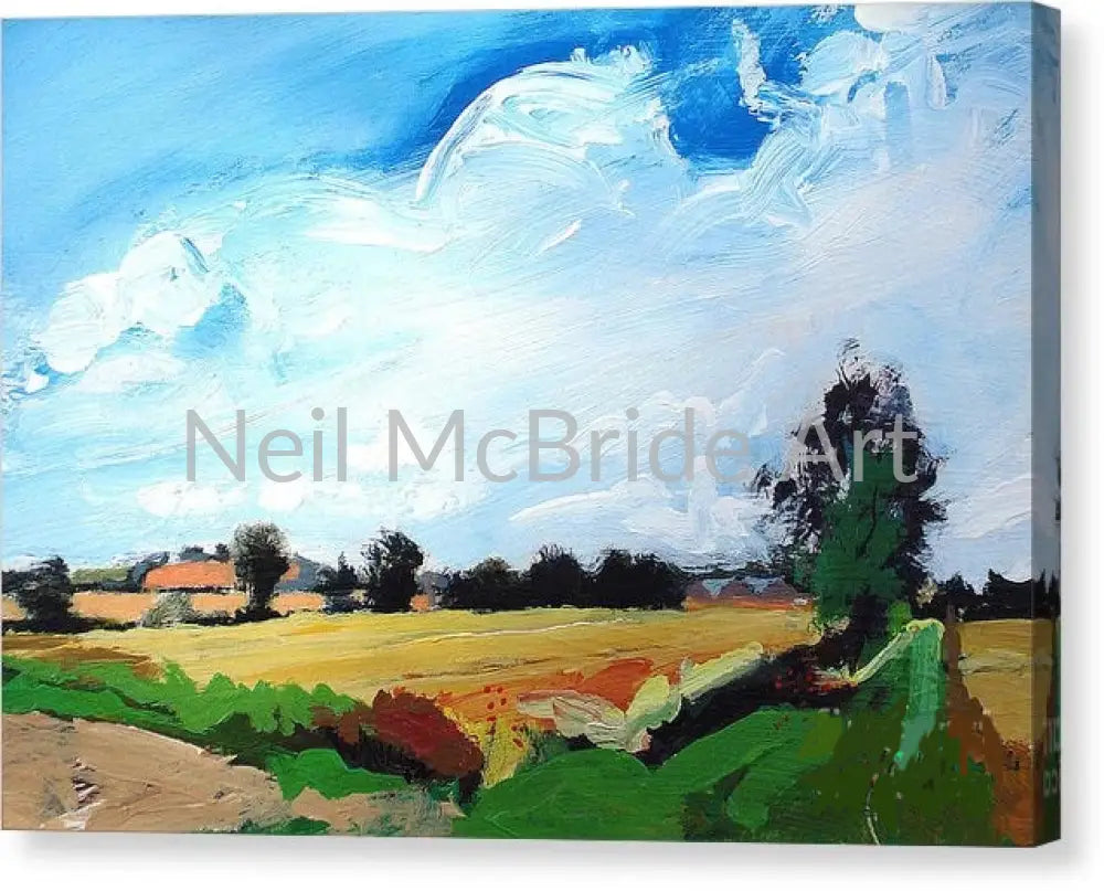 Corner Of Yorkshire Canvas Prints 14.000’’ x 9.750’’ / Mirrored / Glossy Canvas Print