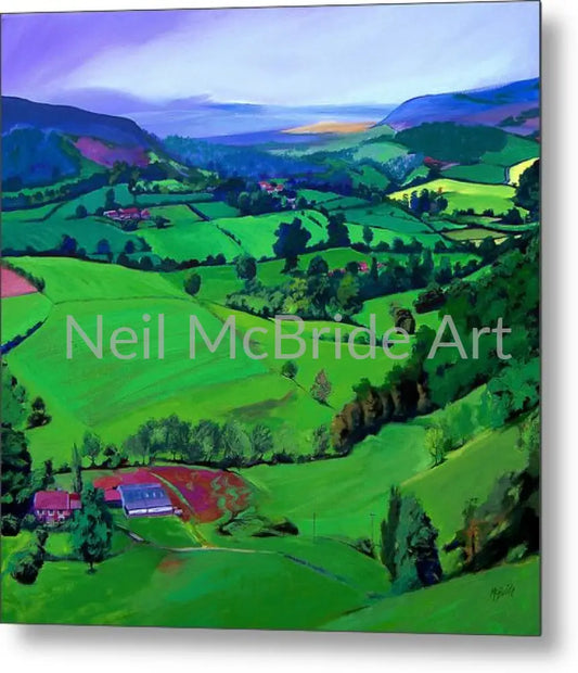 Dales Patchwork Metal Print 8.000’’ x 8.000’’ Metal Print