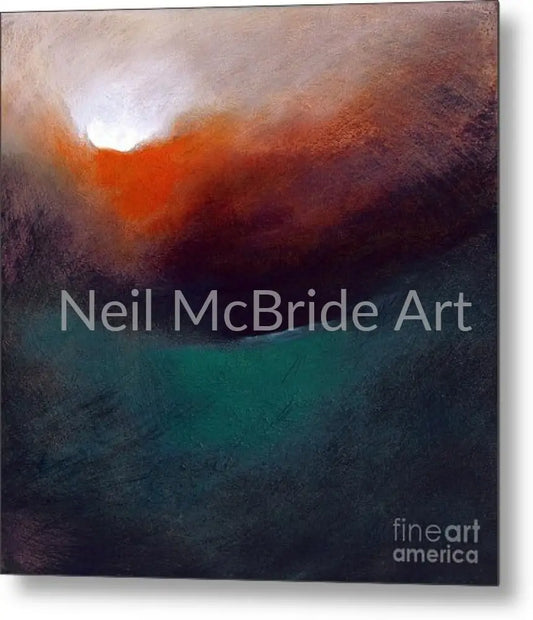 Depth Charged Metal Print 14.000’’ x 14.000’’ Metal Print