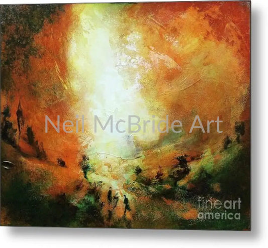 End Of The Day Metal Print 16.000’’ x 12.500’’ Metal Print