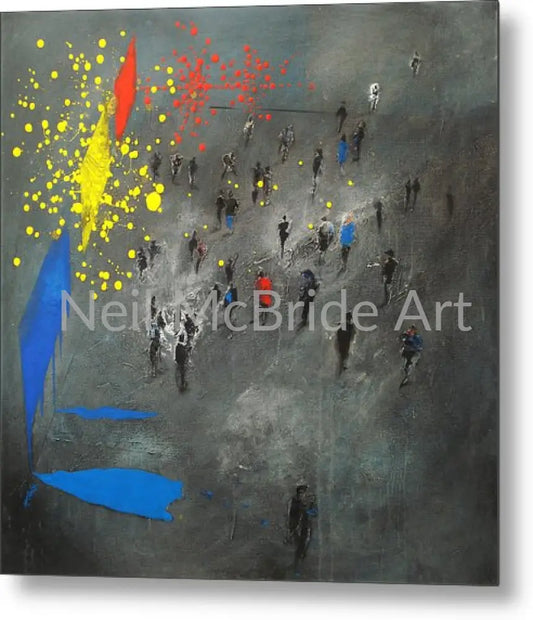 Exhibitionist Paintings Metal Prints 14.000’’ x 14.000’’ Metal Print