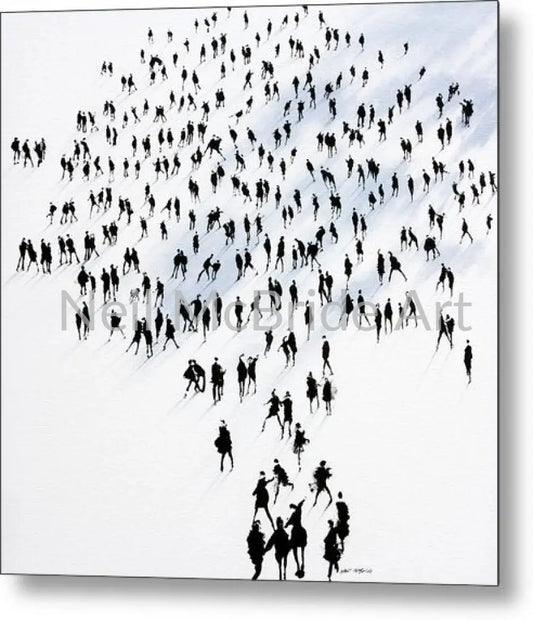 Family Tree Metal Print 16’’ x 16’’ Metal Print