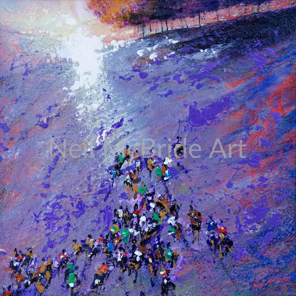Fell Running original painting Paintings
