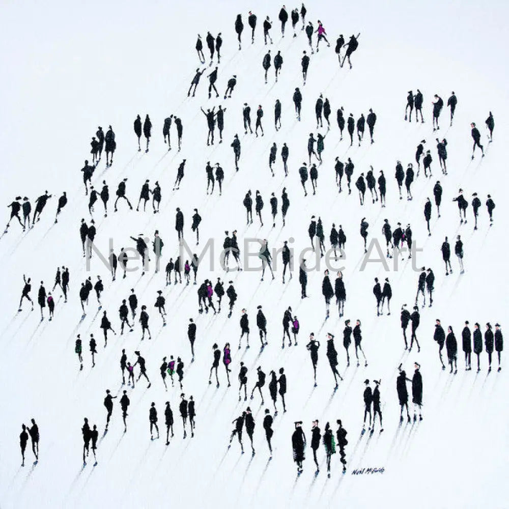 Forming A Queue - Paper prints - Neil McBride Art