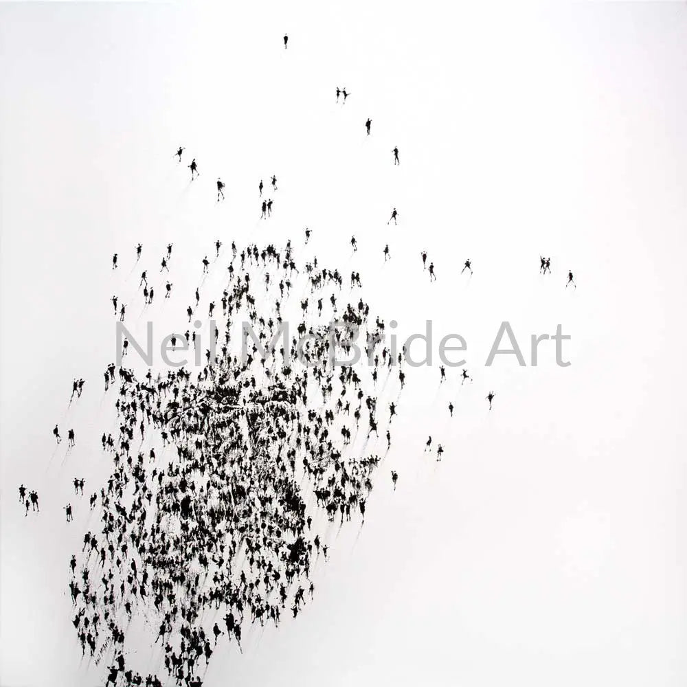 Fossil Find original painting on canvas Paintings