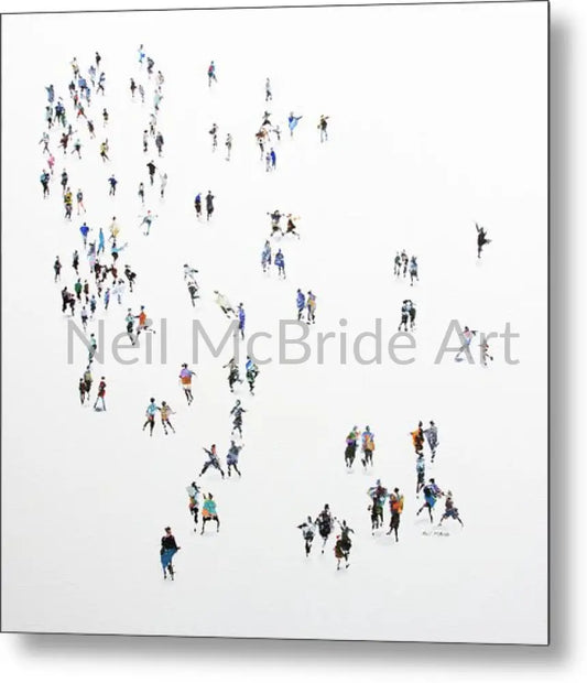 Get Together Metal Print 14.000’’ x 14.000’’ Metal Print