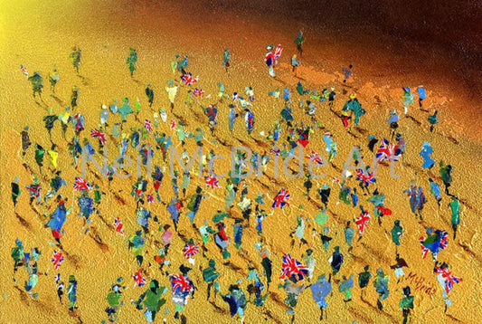 Gold Rush Paper Prints 14.000’’ x 9.375’’ / Watercolor Paper Art Print