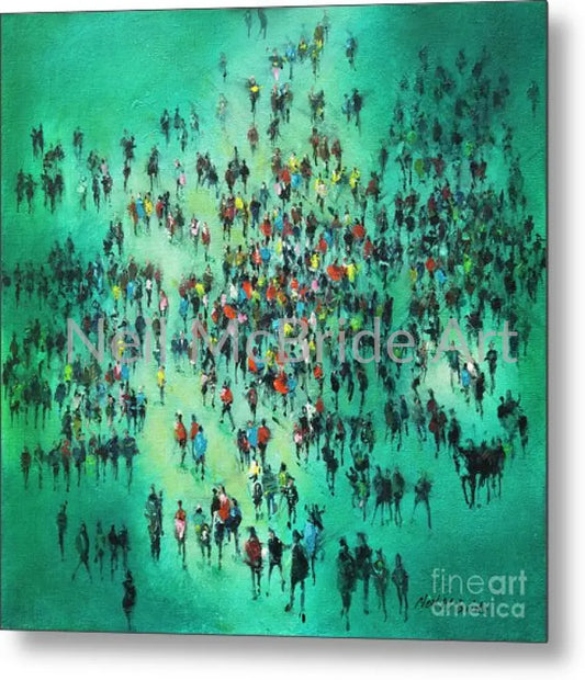 Green Piece Metal Print 8.000’’ x 8.000’’ Metal Print