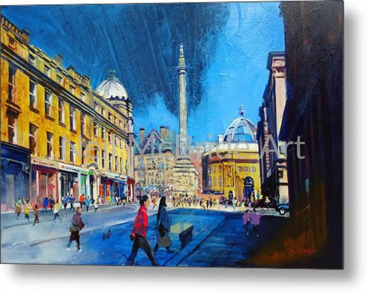 Grey Street Newcastle Metal Print 10.000’’ x 6.625’’ Metal Print