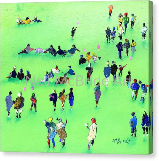 Heading For The Prom Canvas Print 12.000’’ x 10.625’’ / Mirrored / Glossy Canvas Print