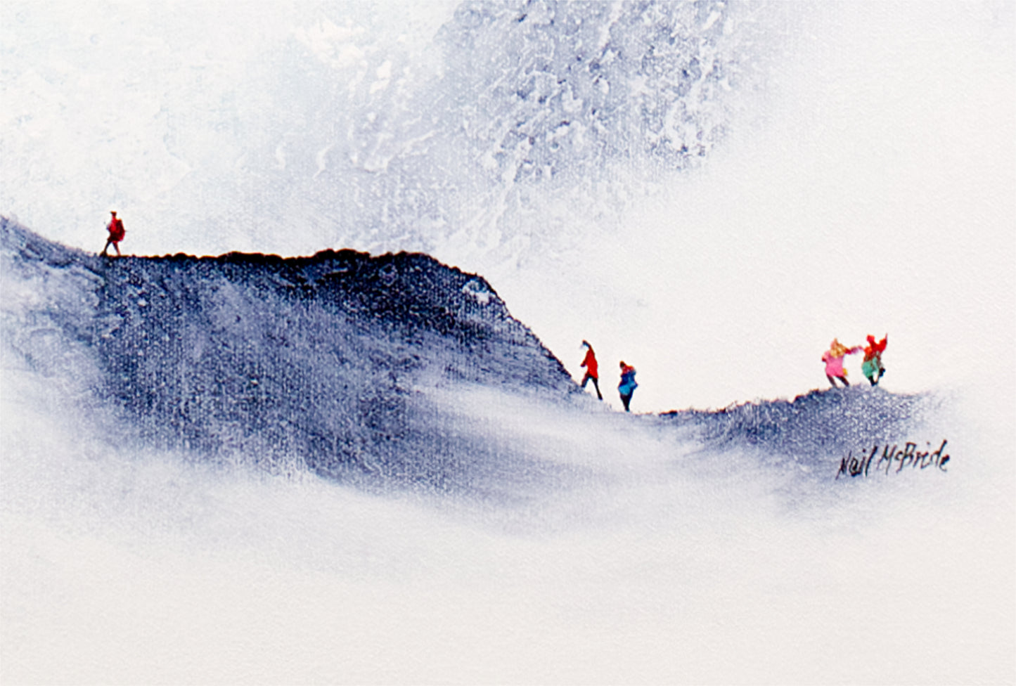 Force of Nature frozen in time on this original painting on canvas.