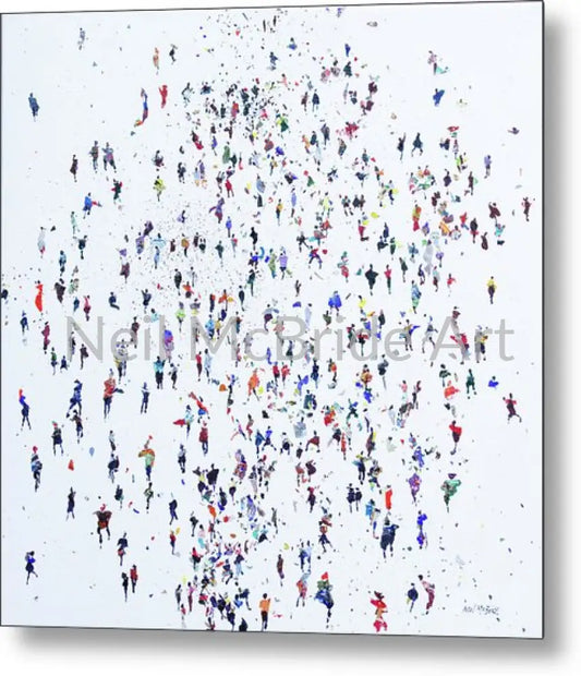 Influx Metal Print 14’’ x 14’’ Metal Print