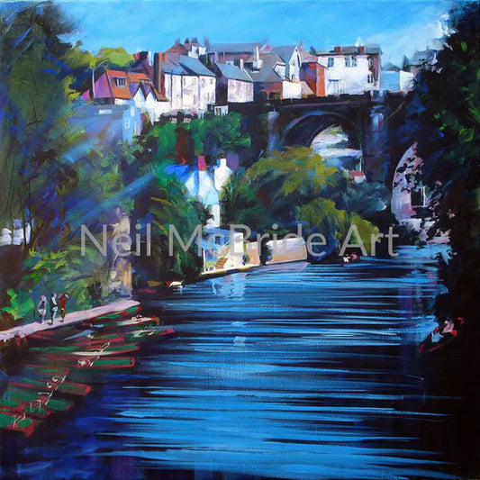 Knaresborough Viaduct Paper Print 14.000’’ x 14.000’’ / Somerset Velvet Art Print