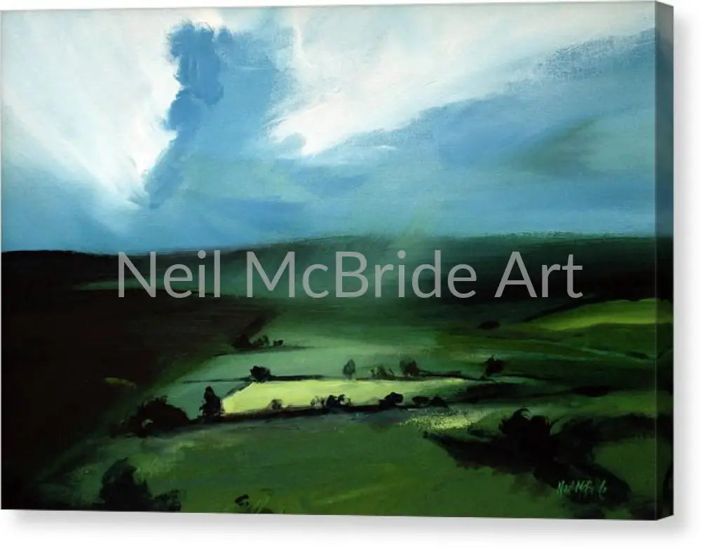 Light Squall Canvas Print 16.000’’ x 10.750’’ / Mirrored / Glossy Canvas Print