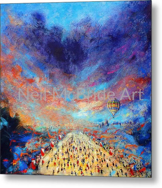 Marathon Metal Print 8.000’’ x 8.000’’ Metal Print