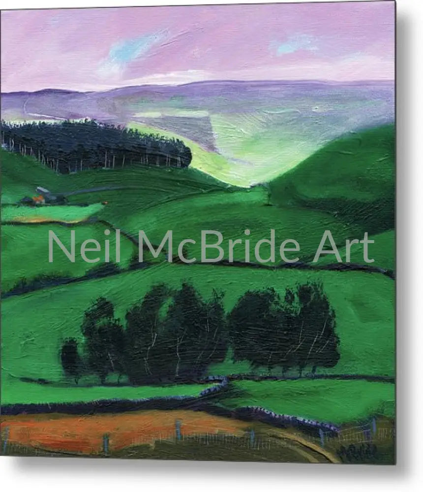 North York Moors Copse Metal Print 14.000’’ x 14.000’’ Metal Print