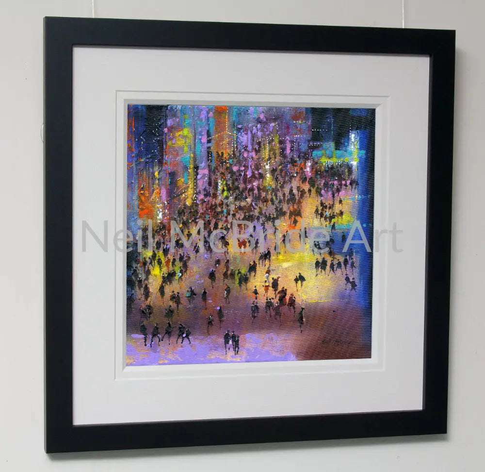 Out On The Town framed original painting Paintings