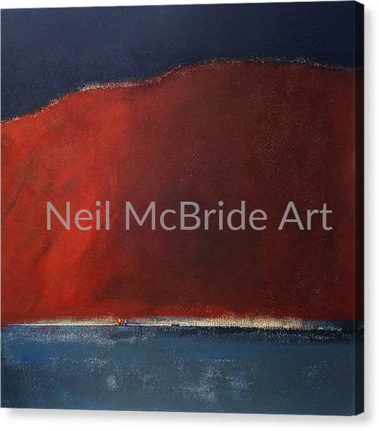 People Absorbing Colour Canvas Print 20.000’’ x 19.875’’ / Mirrored / Glossy Canvas Print