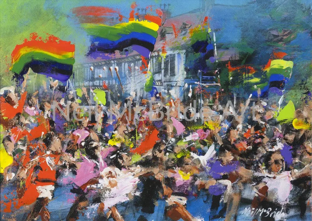 Pride and Diversity Original framed painting Paintings