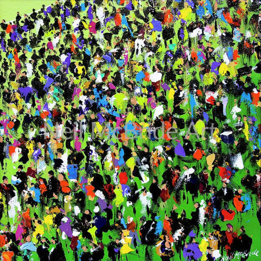 Race Meeting II Paper Print 14.000’’ x 14.000’’ / Archival Matte Paper Art Print