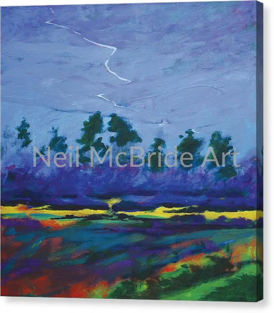 Rosedale Chimney Bank Hill Climb Canvas Print 14.000’’ x 14.000’’ / Mirrored / Glossy Canvas Print