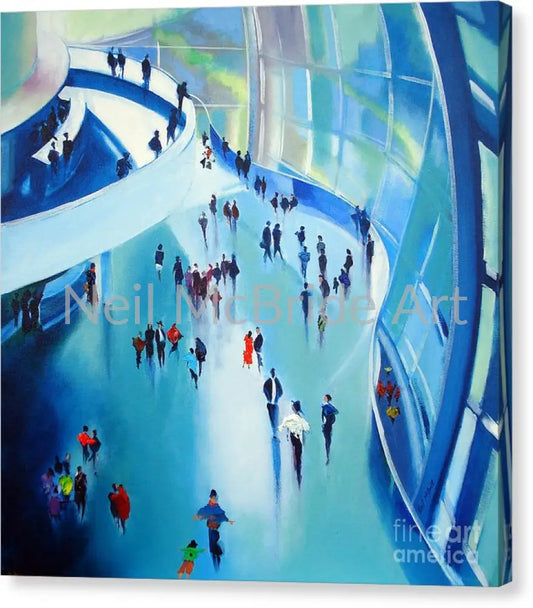Sage Gateshead Canvas Print 14.000’’ x 14.000’’ / Mirrored / Glossy Canvas Print
