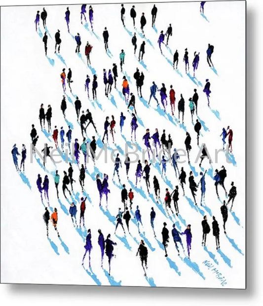 Shadows Know No Caste Metal Print 14’’ x 14’’ Metal Print