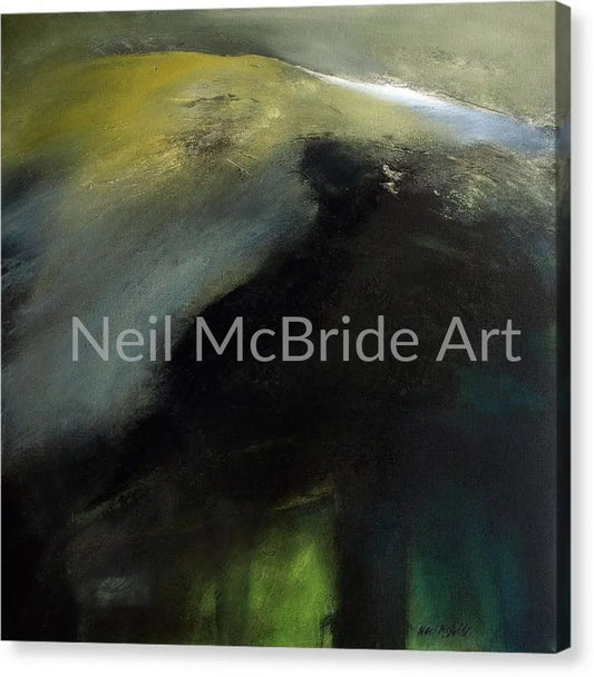 Shivering Mountain Canvas Print 16.000’’ x 16.000’’ / Mirrored / Glossy Canvas Print