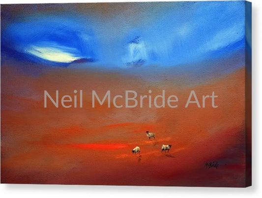 Storm Brewing Canvas Print 16.000’’ x 10.375’’ / Mirrored / Glossy Canvas Print