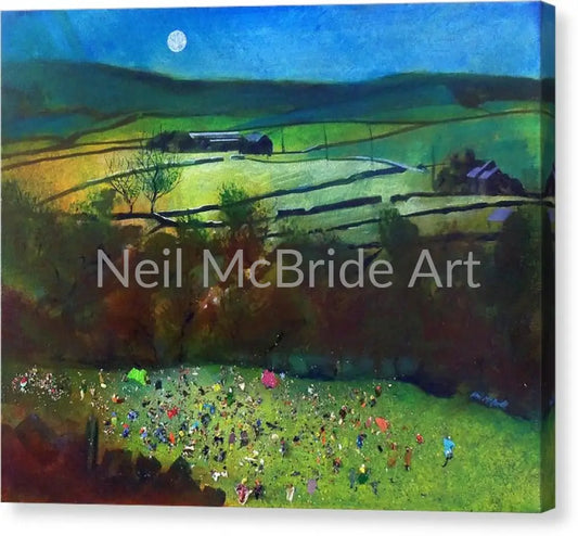 Summer Camp Late Arrival Canvas Print 16.000’’ x 12.875’’ / Mirrored / Glossy Canvas Print