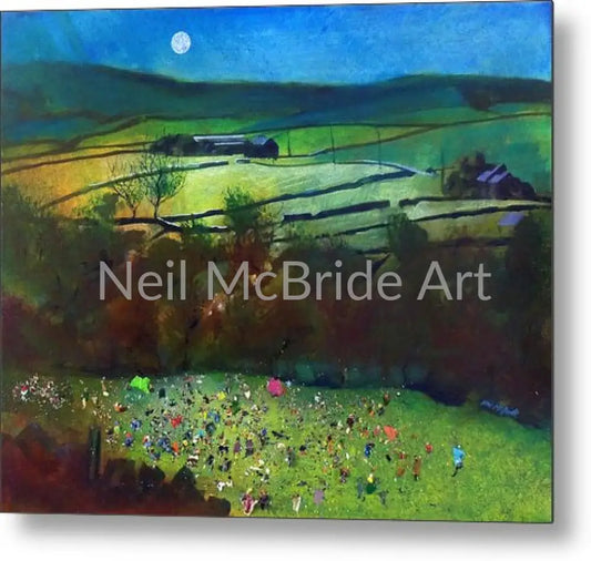 Summer Camp Late Arrival Metal Print 14.000’’ x 11.250’’ Metal Print