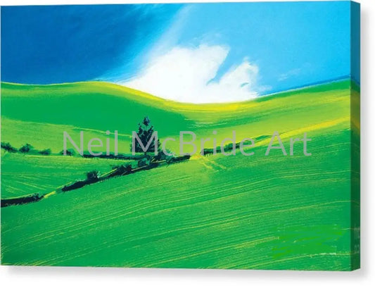 Summer Canvas Print 16.000’’ x 10.500’’ / Mirrored / Glossy Canvas Print