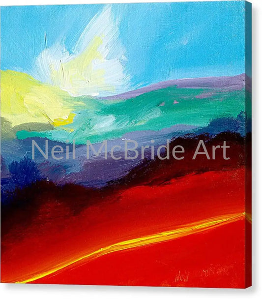 Sundance Canvas Print 14.000’’ x 14.000’’ / Mirrored / Glossy Canvas Print