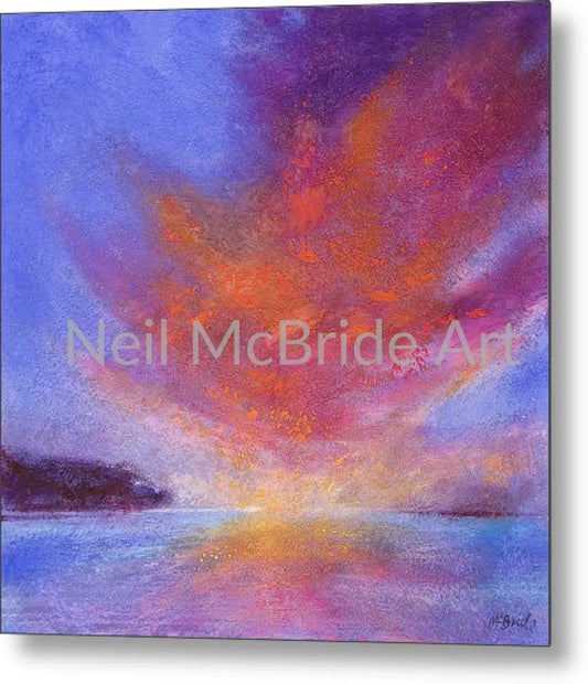 Sunset Metal Print 14.000’’ x 14.000’’ Metal Print