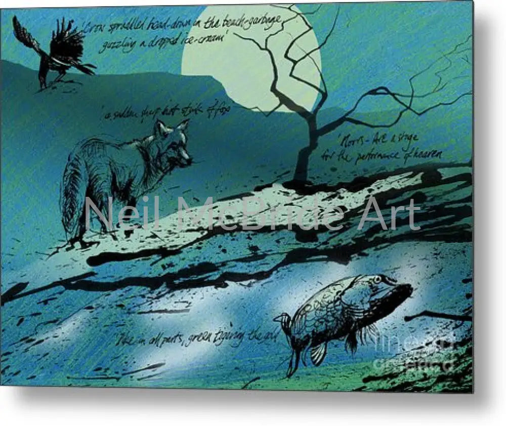 Ted Hughes Theatre Tribute Metal Print 14.000’’ x 9.875’’ Metal Print