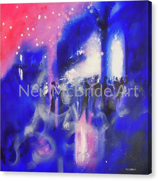 The Party Canvas Prints 16.000’’ x 16.000’’ / Mirrored / Glossy Canvas Print