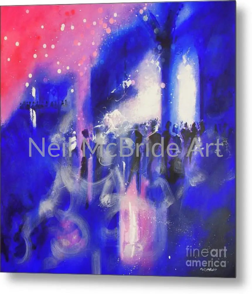 The Party Metal Print 14.000’’ x 14.000’’ Metal Print