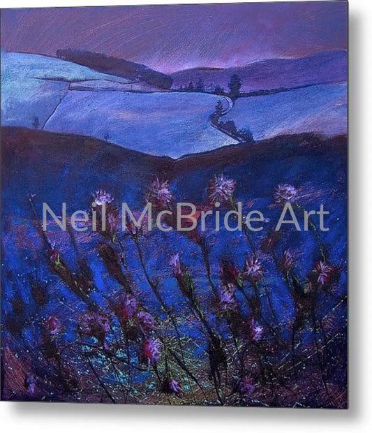 Thistle in Fryup dale Metal Print 14.000’’ x 14.000’’ Metal Print