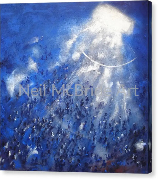 Trance Canvas Print 16.000’’ x 16.000’’ / Mirrored / Glossy Canvas Print